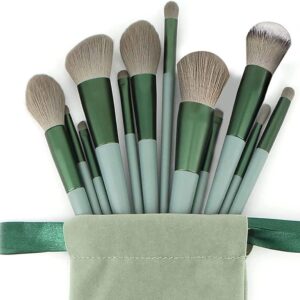 Fix+ Professional Makeup Kit 13 Brush Set with Smooth Skin Friendly Hair (Pack of 13)